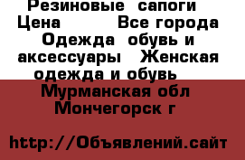 Резиновые  сапоги › Цена ­ 600 - Все города Одежда, обувь и аксессуары » Женская одежда и обувь   . Мурманская обл.,Мончегорск г.